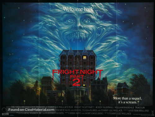 Fright Night Part 2 - British Movie Poster