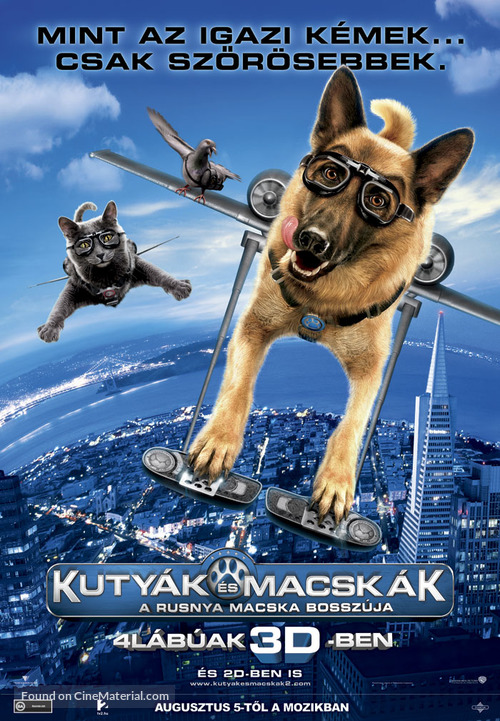 Cats &amp; Dogs: The Revenge of Kitty Galore - Hungarian Movie Poster