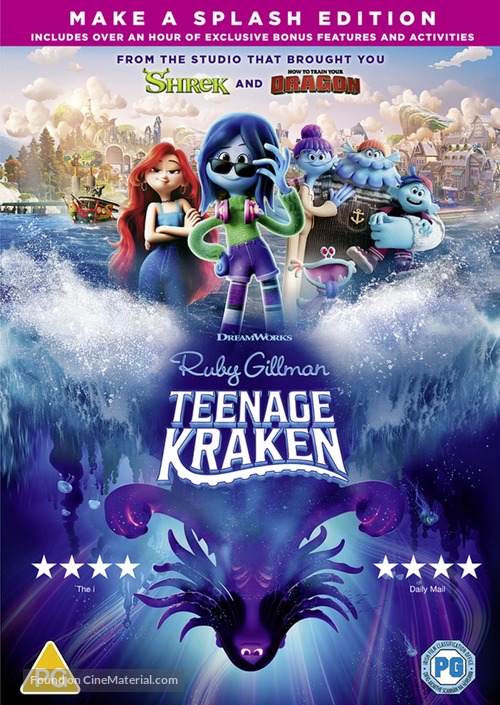 Ruby Gillman, Teenage Kraken - British DVD movie cover