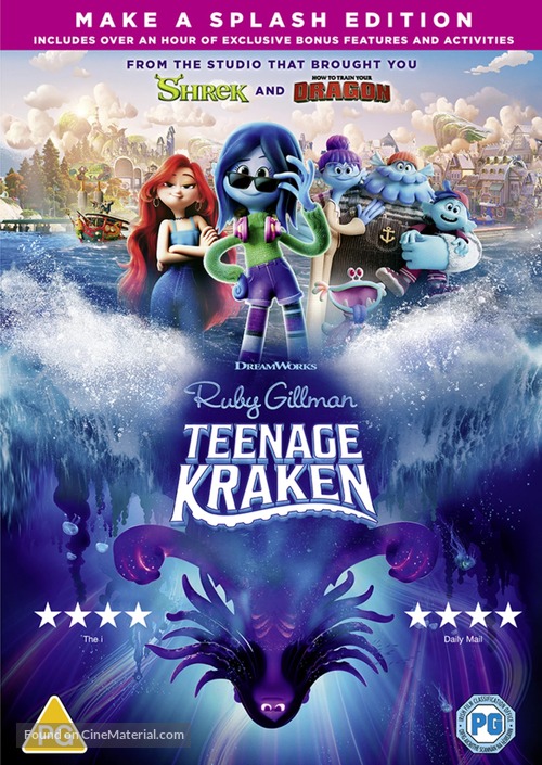 Ruby Gillman, Teenage Kraken - British DVD movie cover