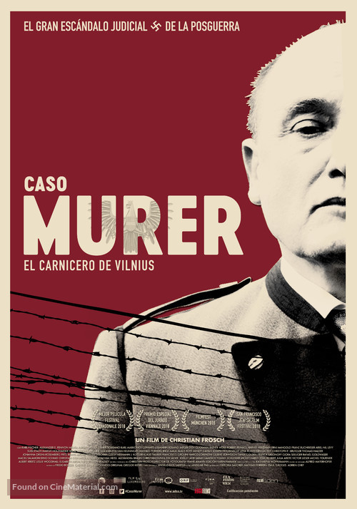 Murer: Anatomie eines Prozesses - Spanish Movie Poster