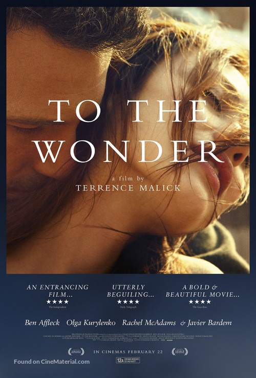 To the Wonder - British Movie Poster