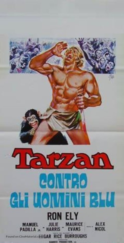 Tarzan and the Four O&#039;Clock Army - Italian Movie Poster
