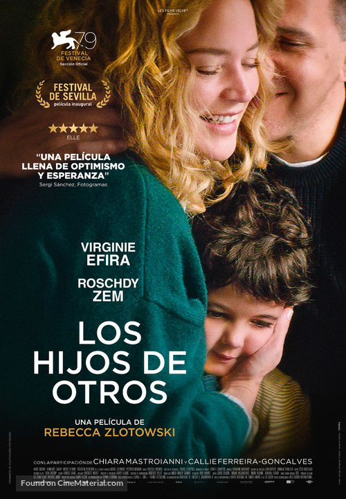 Les enfants des autres - Spanish Movie Poster