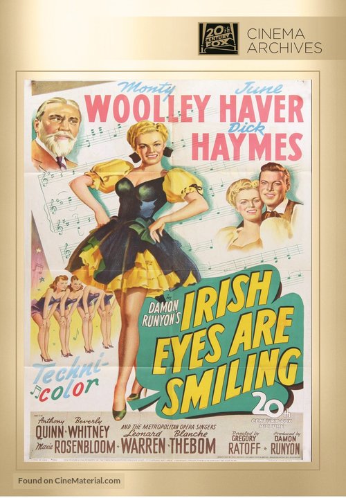 Irish Eyes Are Smiling - DVD movie cover