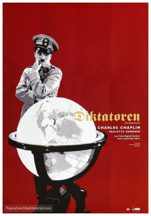 The Great Dictator - Norwegian Movie Poster