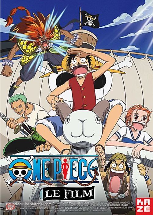 One piece the movie: Kaisokuou ni ore wa naru - French VHS movie cover
