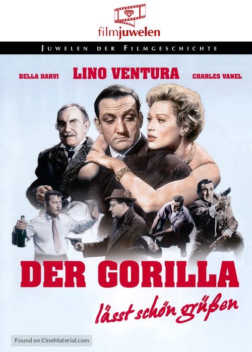 Le gorille vous salue bien - German DVD movie cover