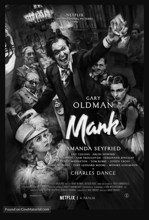 Mank - Turkish Movie Poster