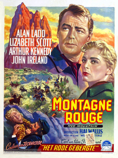 Red Mountain - Belgian Movie Poster