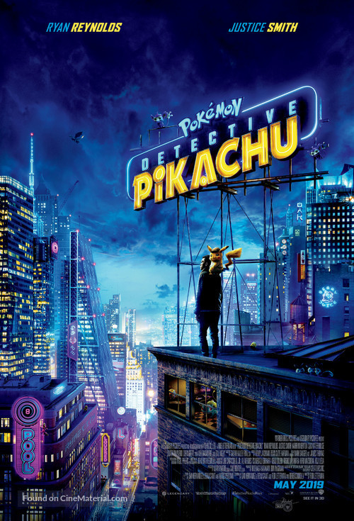 Pok&eacute;mon: Detective Pikachu - Indonesian Movie Poster