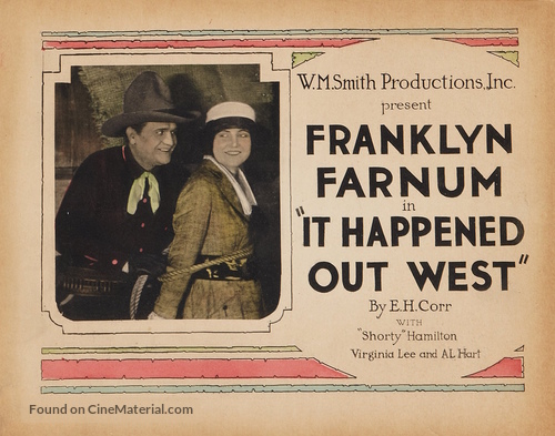 It Happened Out West - Movie Poster