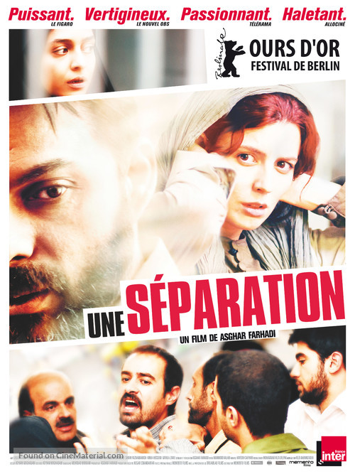 Jodaeiye Nader az Simin - French Movie Poster