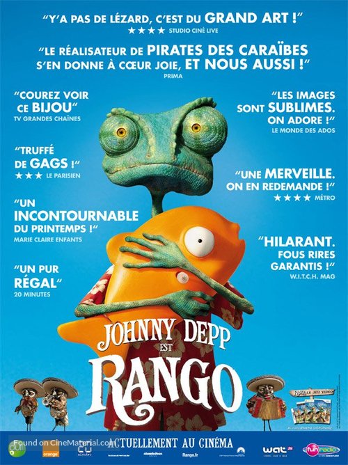 Rango - French Movie Poster