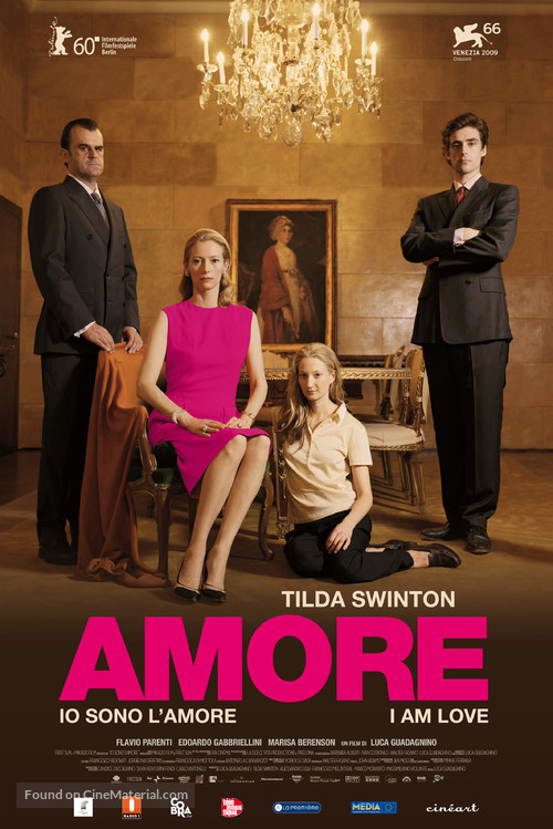 Io sono l&#039;amore - Belgian Movie Poster