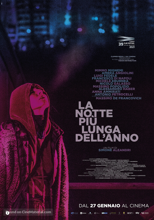 La notte pi&ugrave; lunga dell&#039;anno - Italian Movie Poster