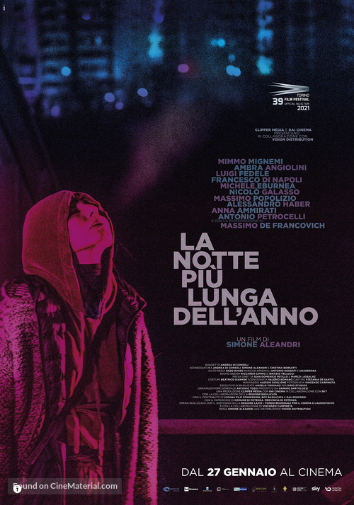 La notte pi&ugrave; lunga dell&#039;anno - Italian Movie Poster