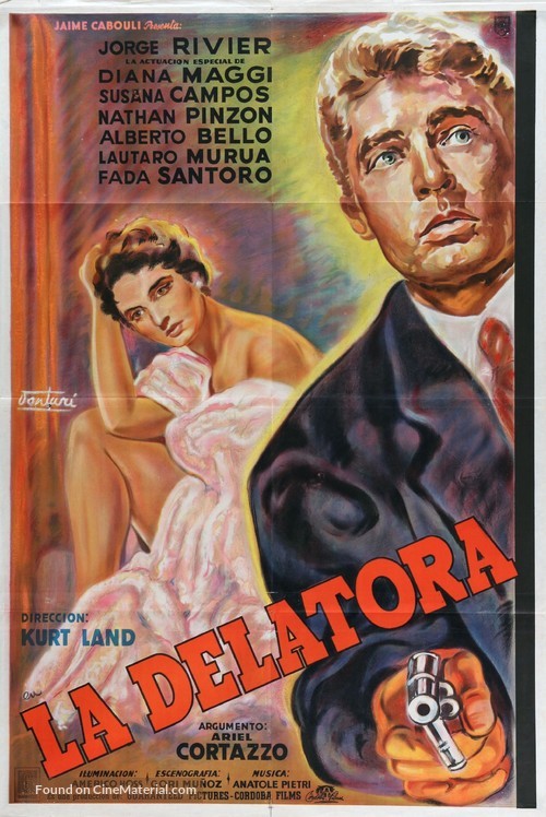 La delatora - Argentinian Movie Poster