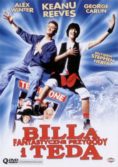 Bill &amp; Ted&#039;s Excellent Adventure - Polish Movie Cover