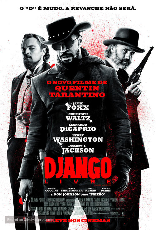 Django Unchained - Brazilian Movie Poster