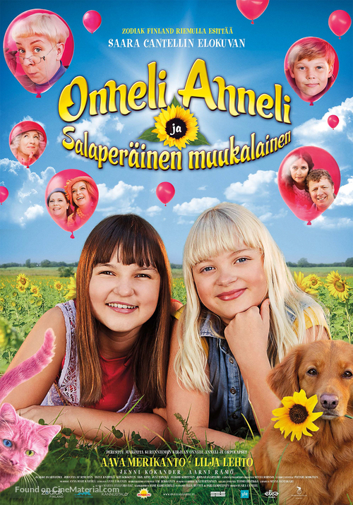 Onneli, Anneli ja Salaper&auml;inen muukalainen - Finnish Movie Poster