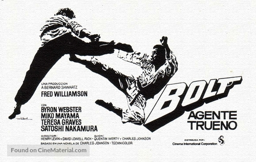 That Man Bolt - Spanish Movie Poster