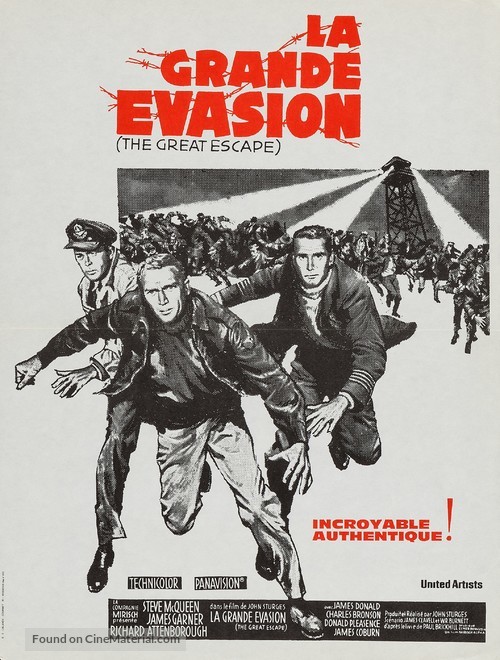 The Great Escape - French Movie Poster