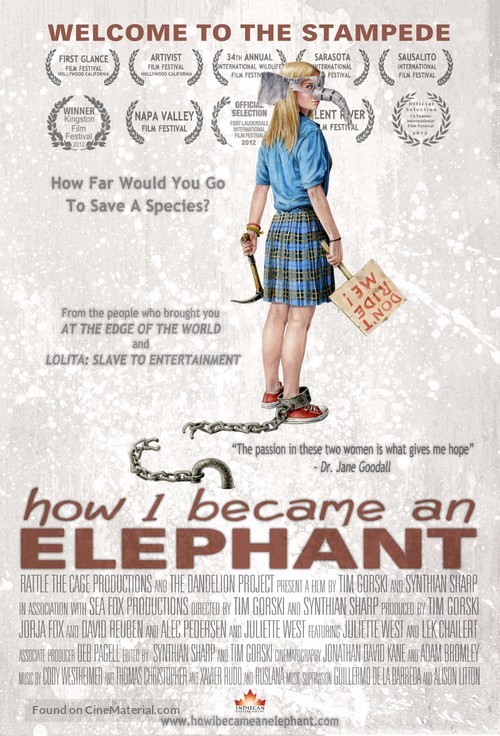 How I Became an Elephant - Canadian Movie Poster