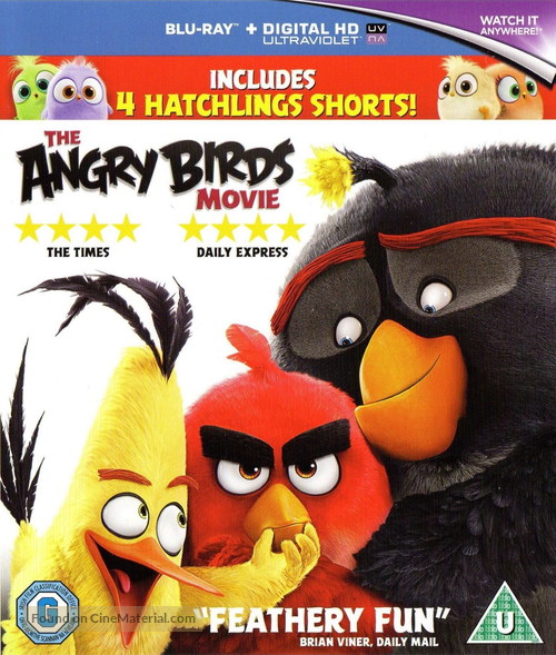 The Angry Birds Movie - British Movie Cover