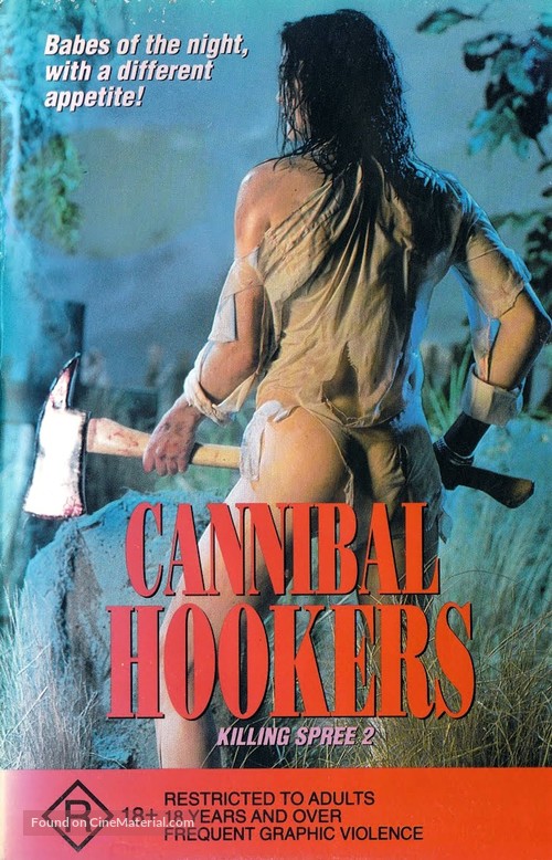 Cannibal Hookers - VHS movie cover