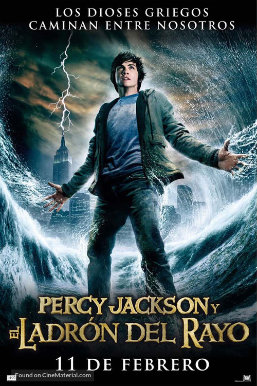 Percy Jackson &amp; the Olympians: The Lightning Thief - Spanish Movie Poster