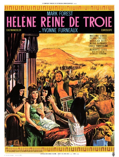 Leone di Tebe - French Movie Poster