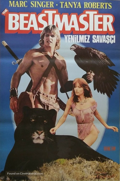 The Beastmaster - Turkish Movie Poster