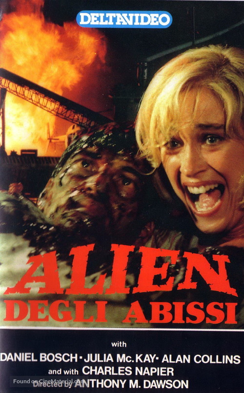 Alien degli abissi - Italian VHS movie cover