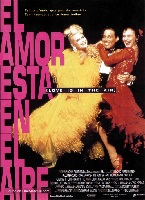 Strictly Ballroom - Spanish Movie Poster