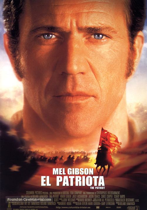 The Patriot - Spanish Theatrical movie poster