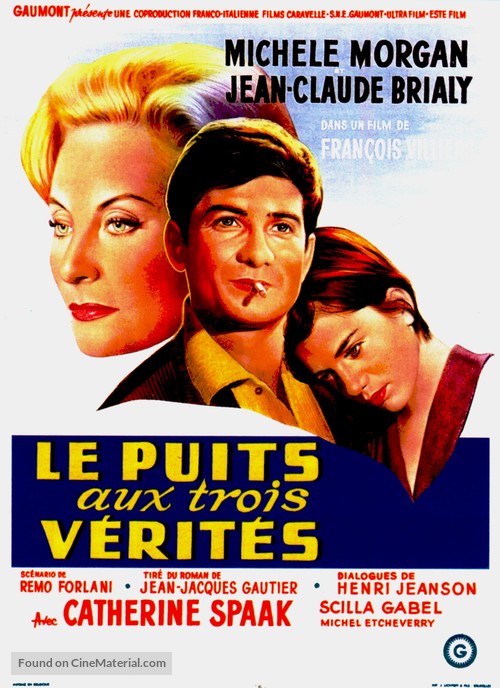 Le puits aux trois v&eacute;rit&eacute;s - French Movie Poster