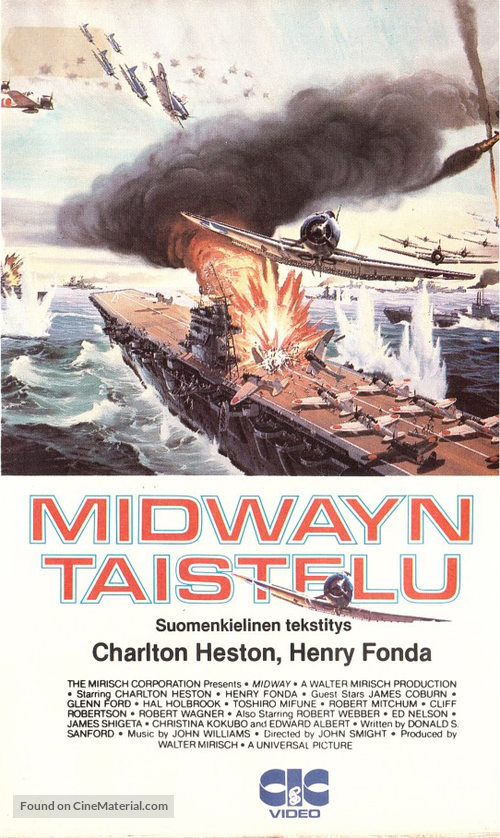 Midway - Finnish VHS movie cover