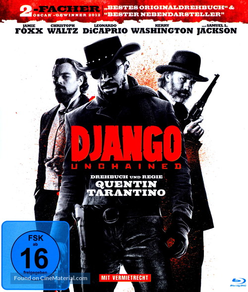 Django Unchained - German Blu-Ray movie cover