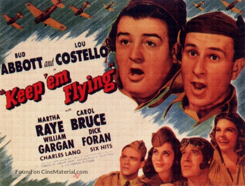 Keep &#039;Em Flying - British Movie Poster