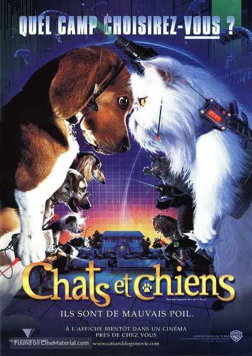 Cats &amp; Dogs - French Movie Cover