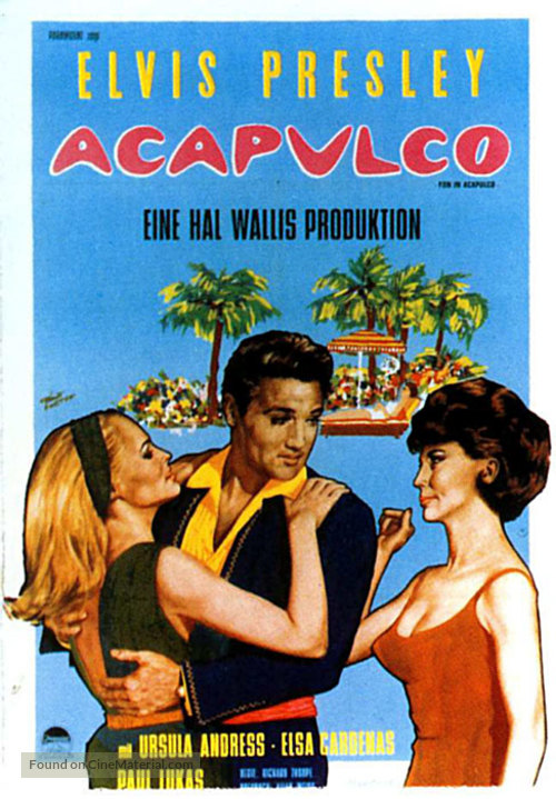 Fun in Acapulco - German Movie Poster