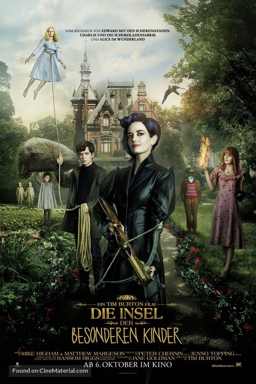 Miss Peregrine&#039;s Home for Peculiar Children - Swiss Movie Poster