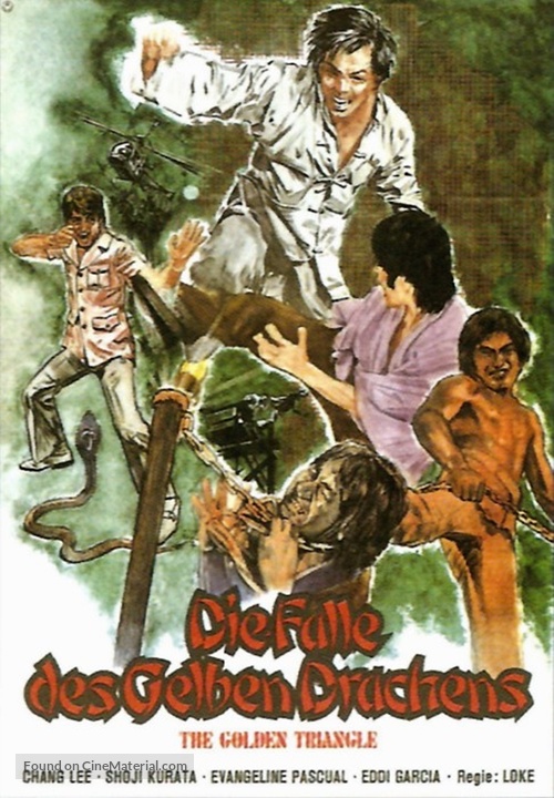 The Golden Triangle - German Movie Poster