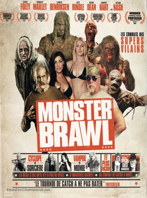 Monster Brawl - French DVD movie cover