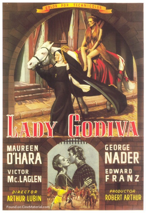 Lady Godiva of Coventry - Spanish Movie Poster