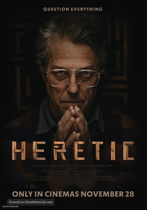 Heretic - New Zealand Movie Poster