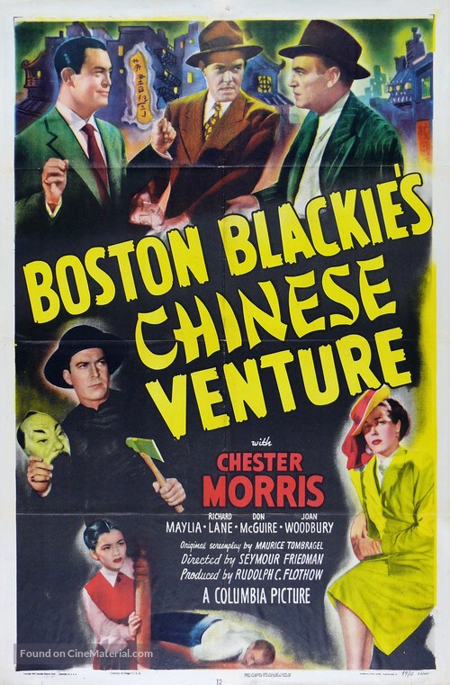 Boston Blackie&#039;s Chinese Venture - Movie Poster