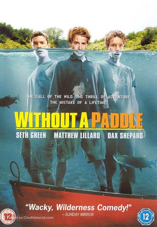 Without A Paddle - British DVD movie cover
