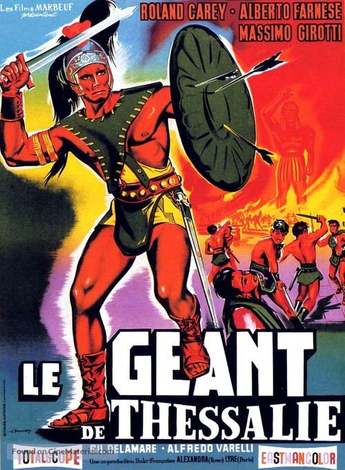 I giganti della Tessaglia - French Movie Poster
